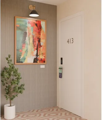 Panel decorativo Wpc Gris Textil